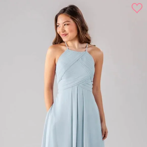Kennedy Blue | Dresses | Kennedy Blue Milly Bridesmaid Dress In Sky |  Poshmark